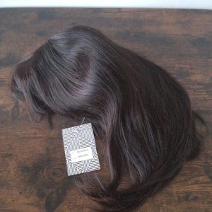 14" Straight Human Hair with Bangs